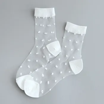 Модни Дамски летни чорапи, невидими дантелени чорапи, по-фини цветя, телени мрежи, дамски къси чорапи на щиколотке, средната тръба, прозрачен дишаща копринен чорап