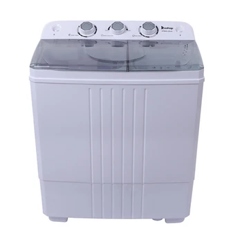 Стандартна перална Машина на САЩ, с тегло 16,5 £ 110 400 Вата С Двойна Вана, Полуавтоматична Перална Машина, Сива Капачка